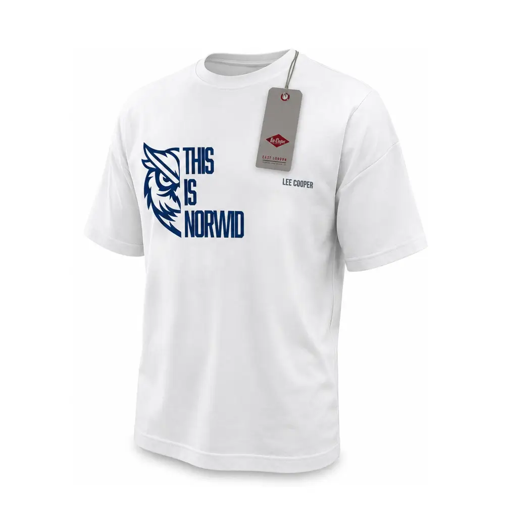 T-shirt: biała koszulka "This is Norwid"